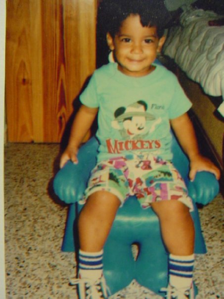 Alberto as a toddler
